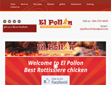 Tablet Screenshot of elpollonchicken.com